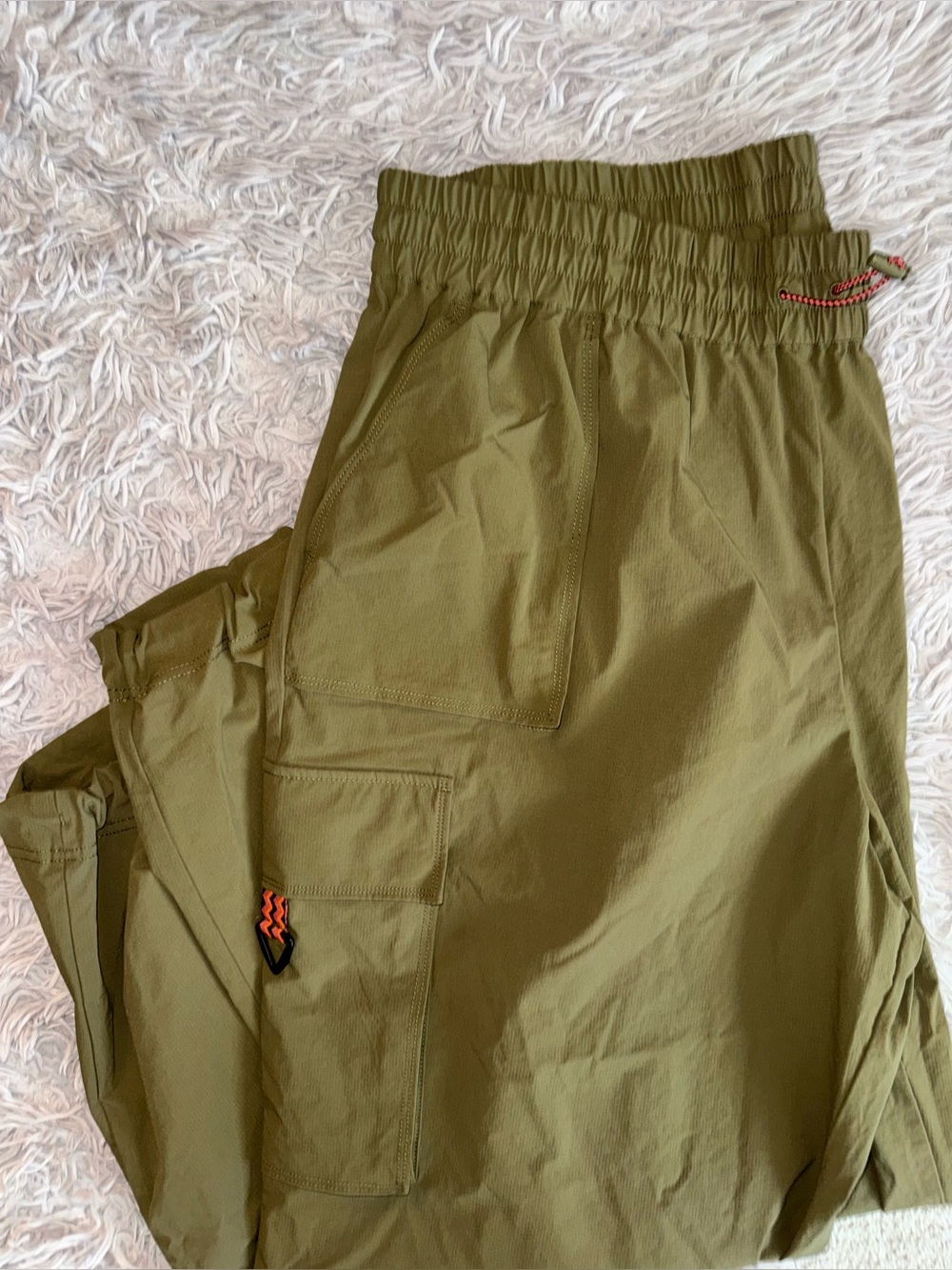 NWT Fabletics Heights Cargo Pant Dark Moss XXL 1X 14-16 Utility Hiking